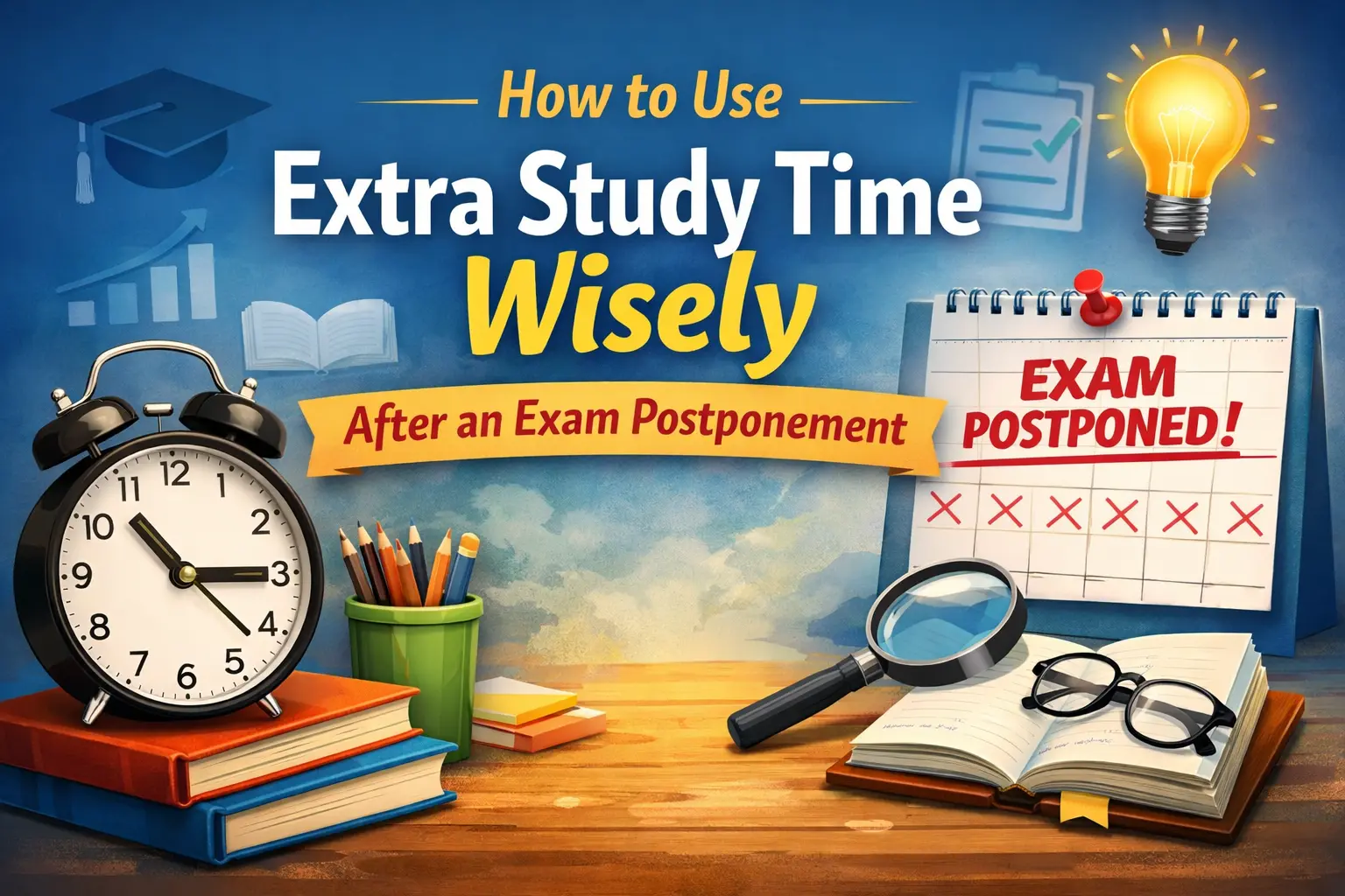 How to Use Extra Study Time Wisely After a Postponement
